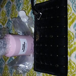 Victoria's Secret Rose Bohemia Pink Hand Wash& Black Wristlet.